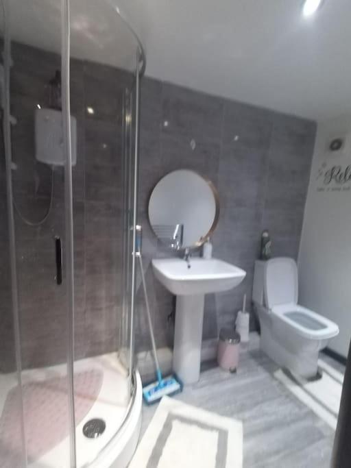 Appartement A Cosy Deluxe Size Studio With Queen Size And Sofa Bed à Leeds  Extérieur photo